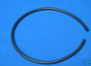Benzinschlauch  schwarz 6mm, gummiummantelt 1 m TOP Qualität