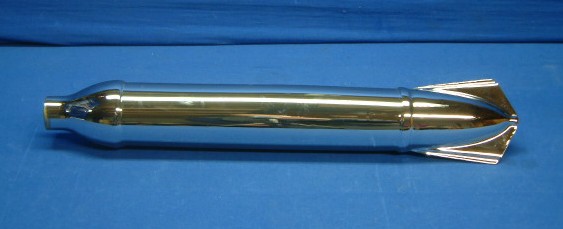 Auspufftopf R51/2,51/3,67, 68 mit Einbuchtung (Schwalbe) links