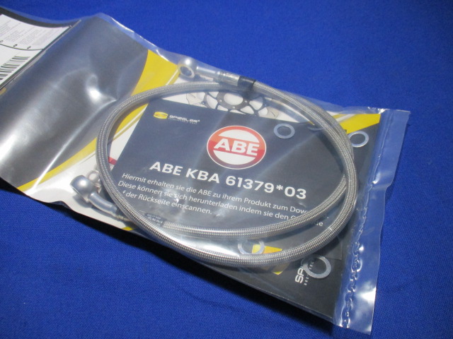 Stahlflex R65GS,80G/S-87,800ST,800GSPD,100GSPD-90 Stahlbremsleitung wird nicht benötigt