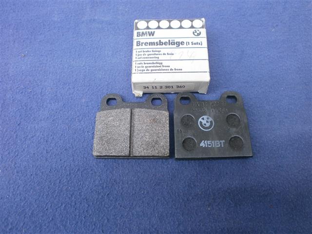 Bremsklotz Paar Boxer mit Brembo Bremssattel ab Baujahr 1981-1985 (auch R65GS,80 G/S) FA18 und Scheibenbremse